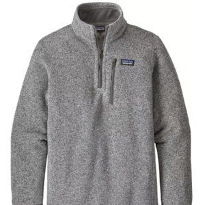 Patagonia Mens Better Sweater 1/4 Zip  Stonewash L